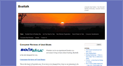 Desktop Screenshot of boattalk.com